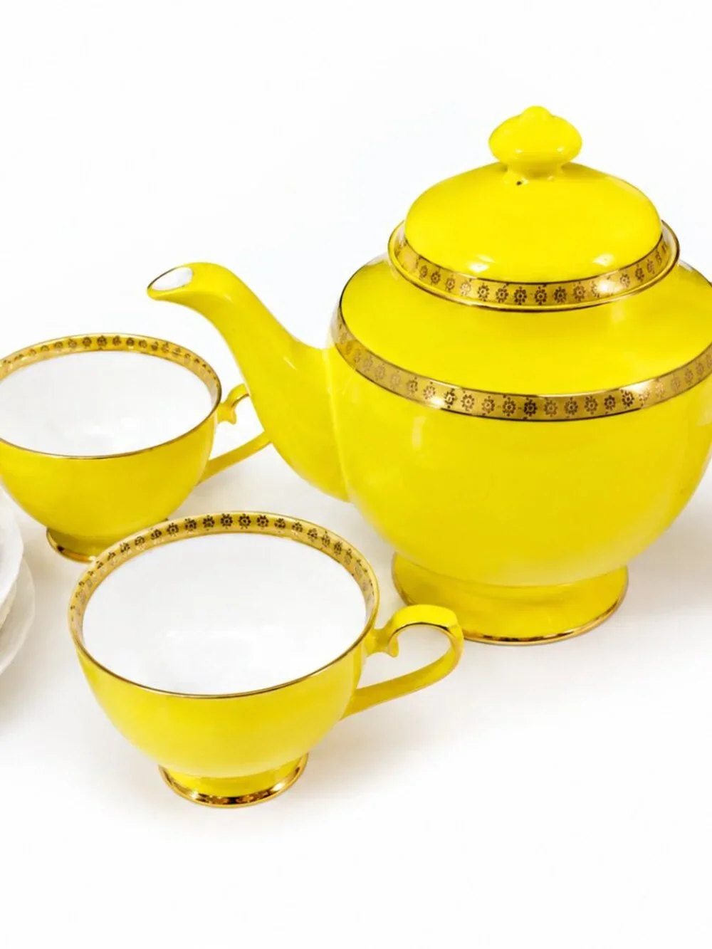 Golden Tea Set Still Life | Dubai Tea Cup Set | Teavana Tea Cup Sets